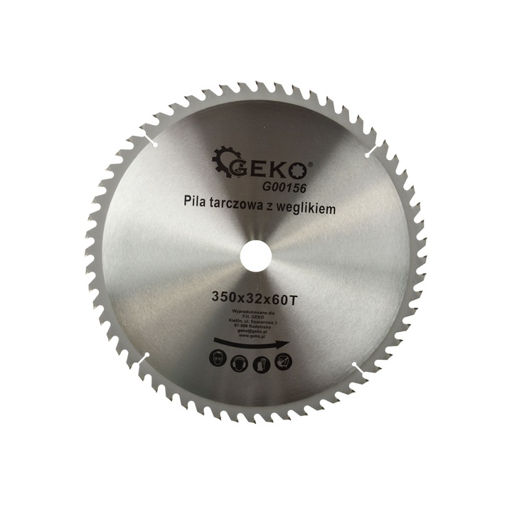 Диск за дърво Geko G00156, 350x32x60T