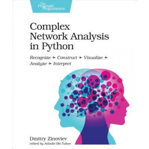 Complex Network Analysis in Python: Recognize - Construct - Visualize - Analyze - Interpret, Dmitry Zinoviev (Author)