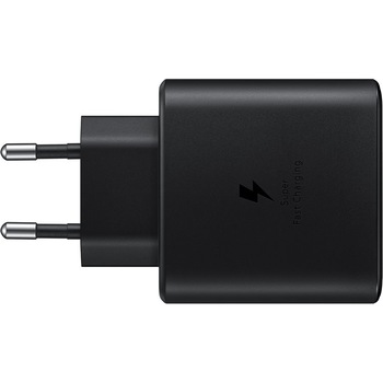 Incarcator Samsung Super Fast Travel Charger, 45W, USB-C, Black Incarcator Samsung Super Fast Travel Charger, 45W, USB-C, Black