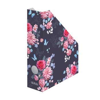 Suport vertical documente din carton Herlitz Ladylike Flowers Suport vertical documente din carton Herlitz Ladylike Flowers