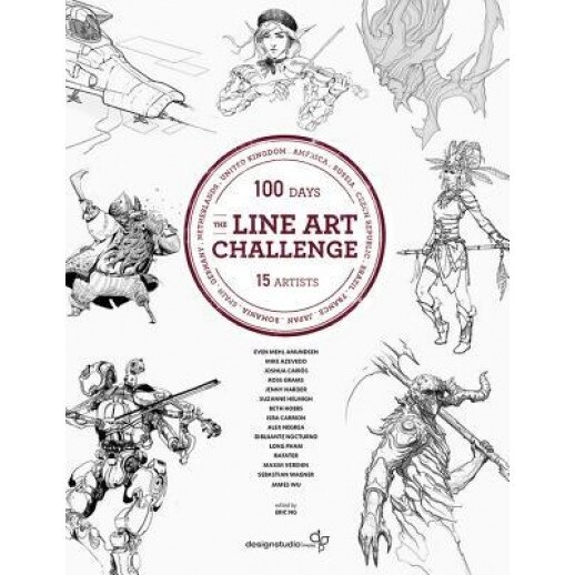 The Line Art Challenge: 100 Sketches for 100 Days, Various Artists (Artist)