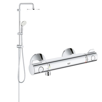 Coloana dus Grohe New Tempesta 200+ baterie cabina dus termostat Grohe Coloana dus Grohe New Tempesta 200+ baterie cabina dus termostat Grohe