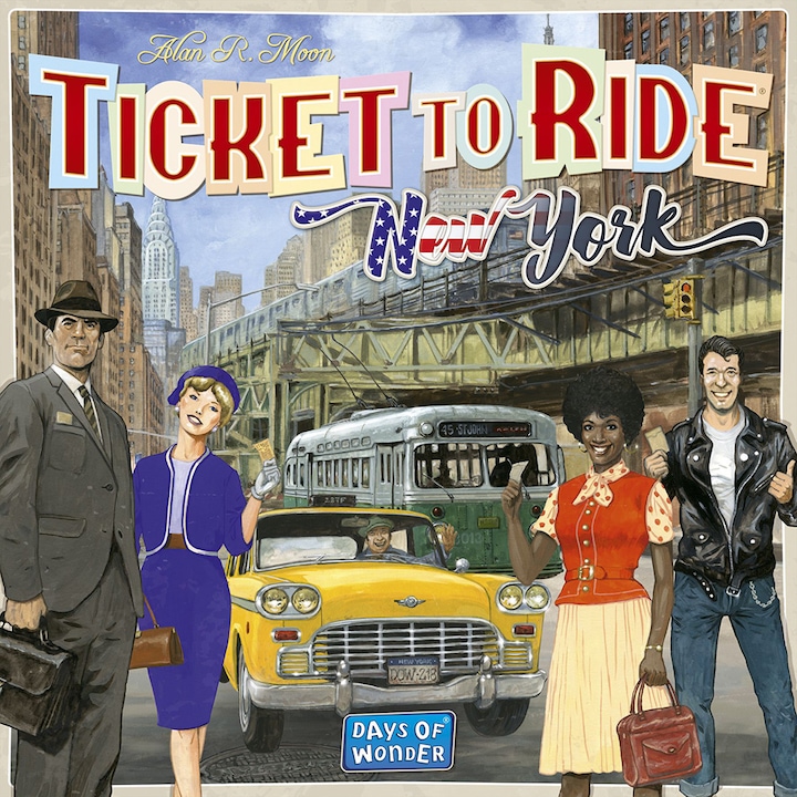 Игра Asmodee - Ticket to Ride New York, Румънски език