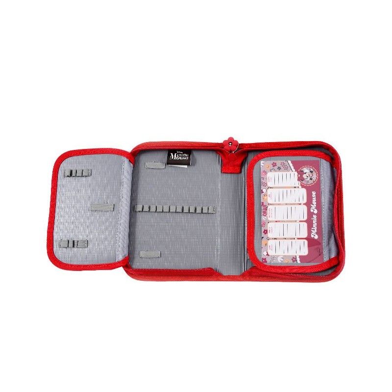 Penar neechipat 1 fermoar 2 extensii Pigna Minnie Mouse rosu MNPE1901-1