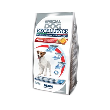 Hrana uscata pentru caini Monge Special Dog Excellence, Mini Adult, 3 Kg Hrana uscata pentru caini Monge Special Dog Excellence, Mini Adult, 3 Kg