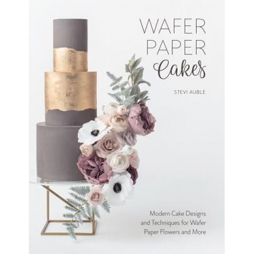 Wafer Paper Cakes: Easy Cake Decorating Techniques for Edible Paper Flowers, Bows, Backgrounds and More, Stevi Auble (Author)