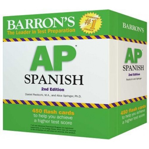 Barron's AP Spanish Flash Cards, Daniel Paolicchi (Author)