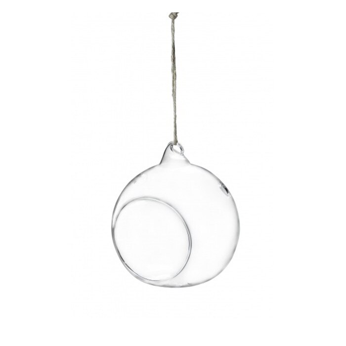 Glob terariu, de sticla, rotund, 13x11.5 cm