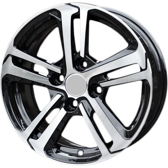 Set 4 jante aliaj PDW 5017 MB, 7x17 inch, 4x108, ET25, Argintiu/Negru ...