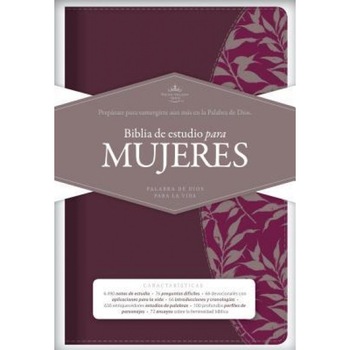 Rvr 1960 Biblia de Estudio Para Mujeres, Vino Tinto/Fucsia Simil Piel, Dorothy Kelley Patterson (Editor) Rvr 1960 Biblia de Estudio Para Mujeres, Vino Tinto/Fucsia Simil Piel, Dorothy Kelley Patterson (Editor)