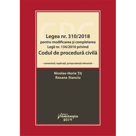 Codul De Procedura Civila Cod 699 Actualizat La 5 09 2019 Coord Traian Cornel Briciu Emag Ro