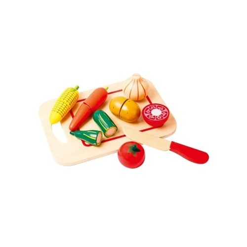 Bucatarie copii New Classic Toys Cutting Meal Vegetables 8 Pcs