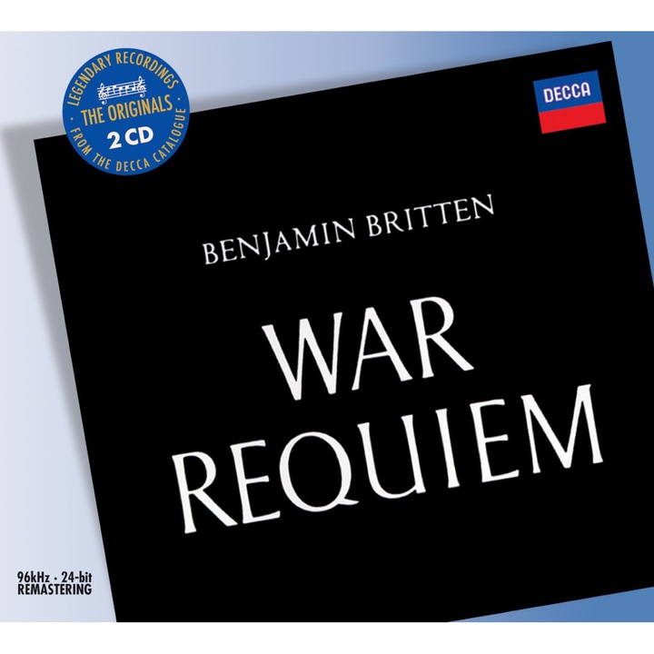Galina Vishnevskaya, Peter Pears, Dietrich Fischer-dieskau - Britten: War Requiem (CD)