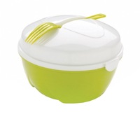 Set bol pentru salate, Everestus, SD01, polipropilena, verde, saculet inclus