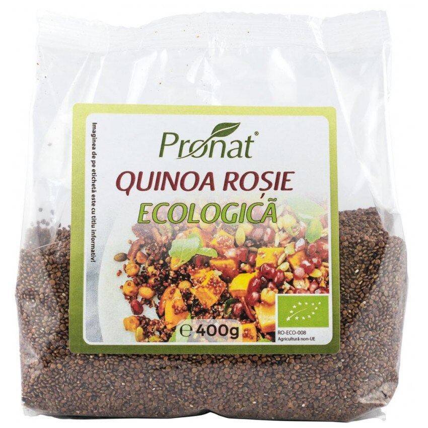 Quinoa rosie, bio, Pronat, 400 g