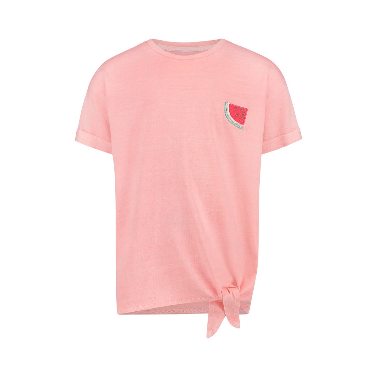 Tricou fetite, Noppies, cu imprimeu, Boxy Selah, roz