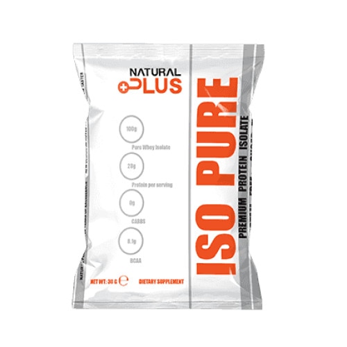 Iso Pure Protein Natural Plus, 5 plicuri (1 plic=30 g), ciocolata