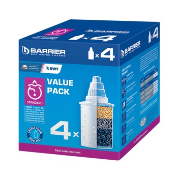 Set 4 bucati cartus filtrant Barrier Standard Set 4 bucati cartus filtrant Barrier Standard