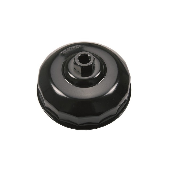 BGS Technic Oldalsó olajszűrő kulcs, 107 mm x 15 oldal