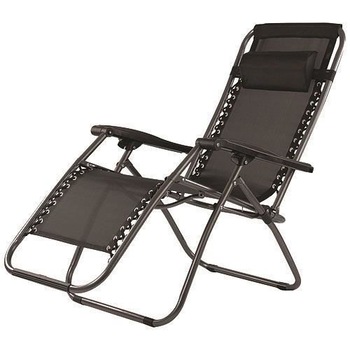 Sezlong pentru gradina, metalic, pliabil, negru, 177x66x113 cm, Carolina Sezlong pentru gradina, metalic, pliabil, negru, 177x66x113 cm, Carolina