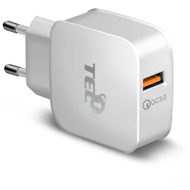 Incarcator retea TEL1 USB Tip C cablu 1m Alb