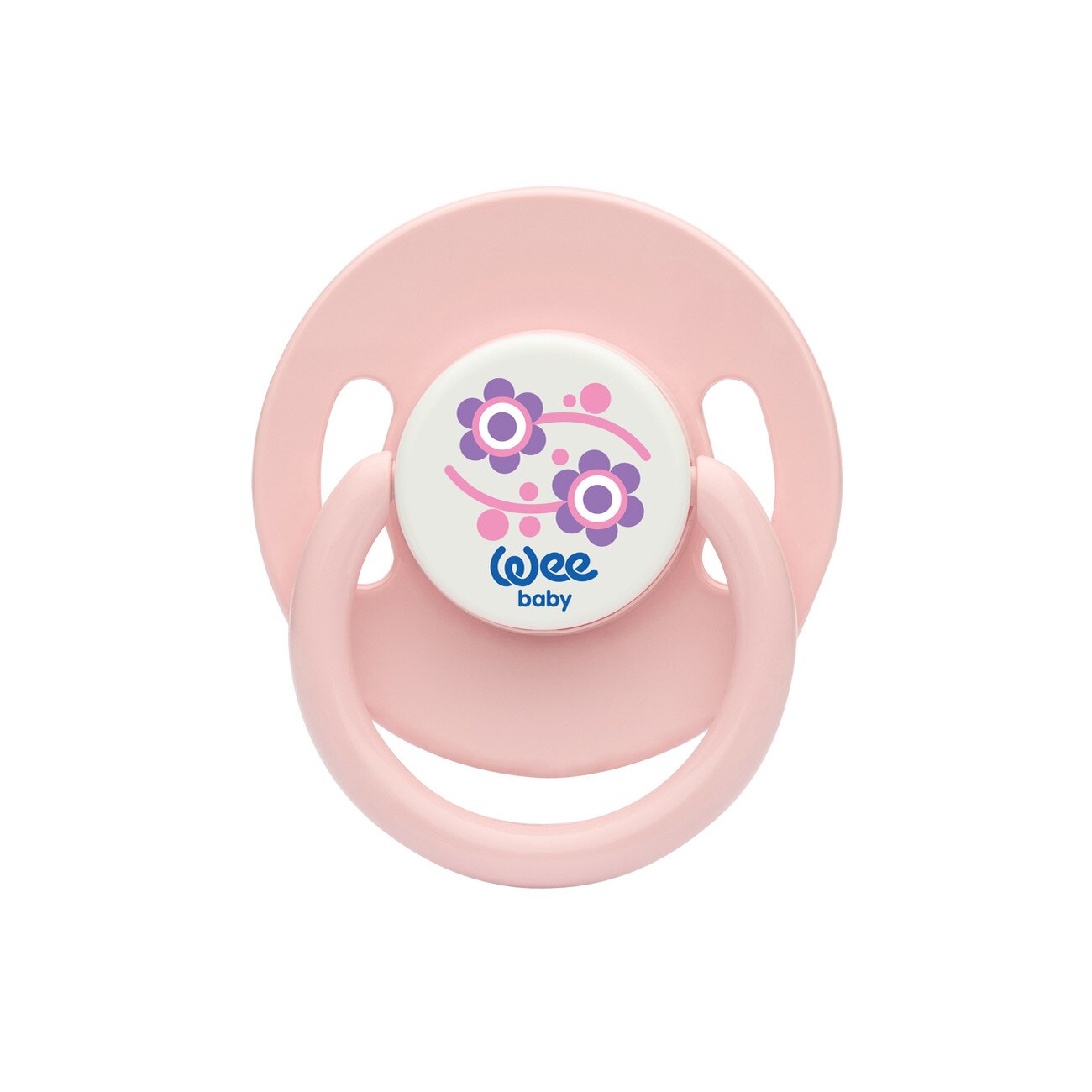 Suzeta din silicon Wee Baby nr 3 (+18 luni) Model CLASIC BPA 0%, roz