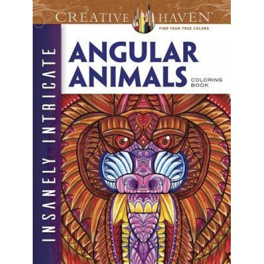 Creative Haven Insanely Intricate Angular Animals Coloring Book, Connor Martyn (Author)