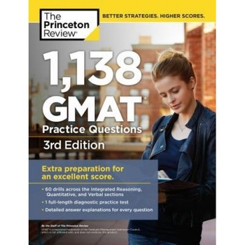 1,138 GMAT Practice Questions, Princeton Review (Author) 1,138 GMAT Practice Questions, Princeton Review (Author)