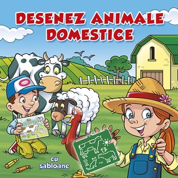 Desenez animale domestice (cu sabloane) - Ed. Nomina Desenez animale domestice (cu sabloane) - Ed. Nomina
