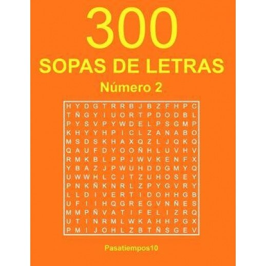 300 Sopas de Letras - N. 2, Pasatiempos10 (Author)
