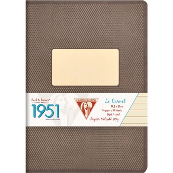 Caiet capsat Clairefontaine, A5, 48 file, dictando, Negru Caiet capsat Clairefontaine, A5, 48 file, dictando, Negru