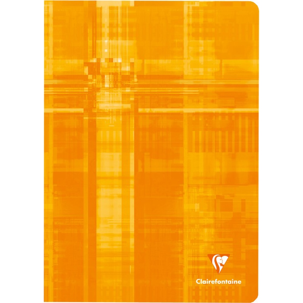 Caiet A4 Clairefontaine capsat, 48 file, dictando, Portocaliu