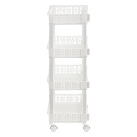 raft util pe roti encasa 89 x 45 x 31 cm plastic alb mobil accesoriu bucatarie cu trei compartimente depozitare imagen 40_1_
0