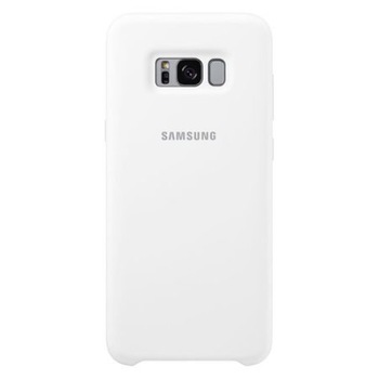 Husa protectie spate silicon soft, pentru Samsung Galaxy S9 +/S9 Plus, bumper ultraslim, Alb, BBL956