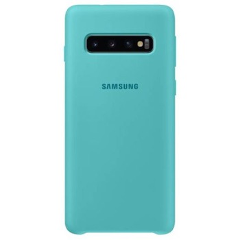 Husa protectie spate silicon soft, pentru Samsung Galaxy S10 +/S10 Plus, bumper ultraslim, Bleu, BBL995