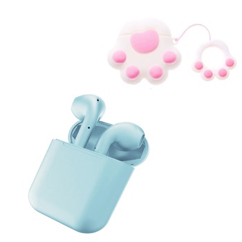 Casti Wireless fara fir pentru sport, The Phone Closet, bluetooth 5.0, High Definition Music Stereo Audio, Compatibile Android & iOS, Apeluri telefon, Incarcator si Suport Docking, Baby Blue Casti Wireless fara fir pentru sport, The Phone Closet, bluetooth 5.0, High Definition Music Stereo Audio, Compatibile Android & iOS, Apeluri telefon, Incarcator si Suport Docking, Baby Blue