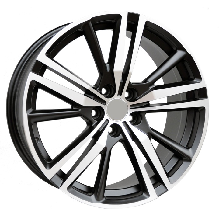Set 4 jante aliaj PDW, 18x8'', 5x108, ET45, Negru