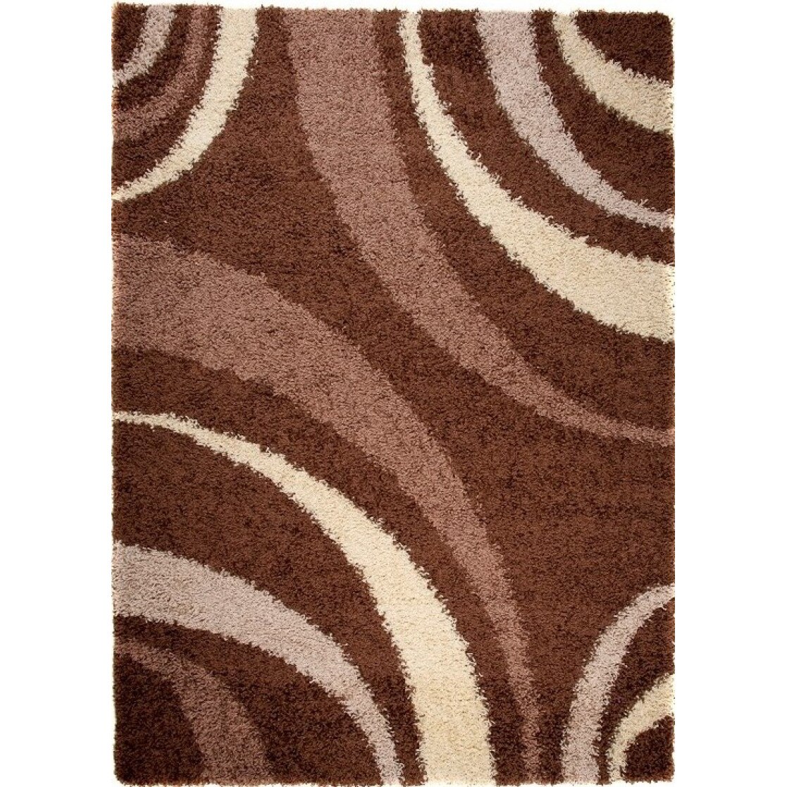 Covor Rio Shaggy Chemex 3676A maro 150x295