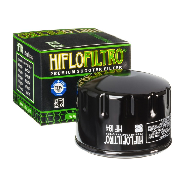Filtru ulei HIFLO pentru motociclete, HF184