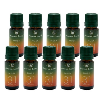 Set 10 uleiuri aromoterapie 10 ml Musk Set 10 uleiuri aromoterapie 10 ml Musk
