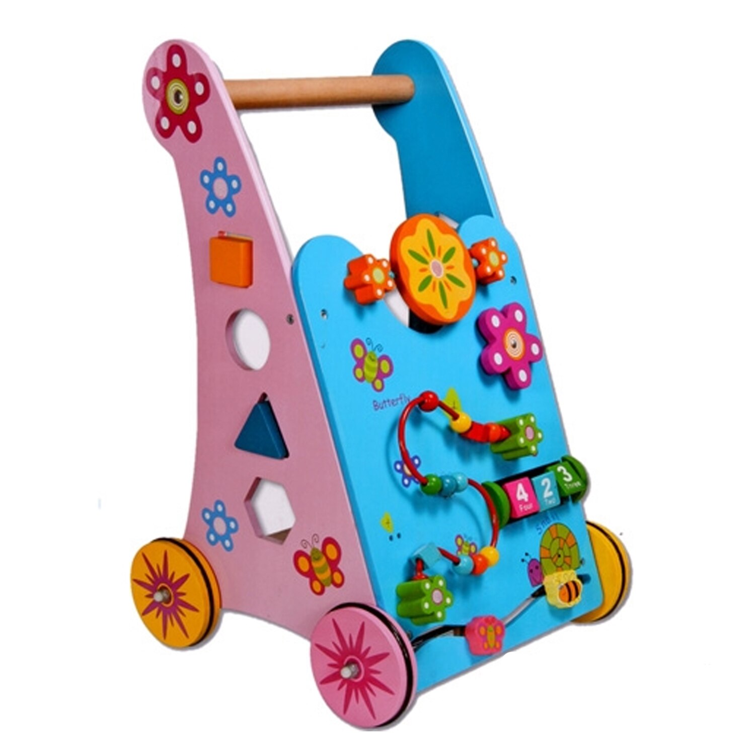 Centru de activitati educative cu antemergator din lemn - Krista®