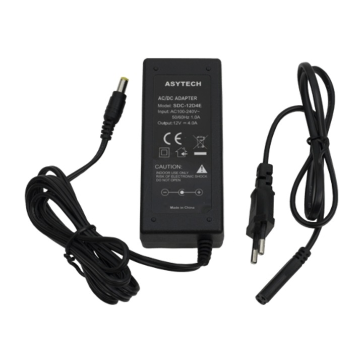 Sursa de alimentare 12V, 4Ah, SDC-12D4E