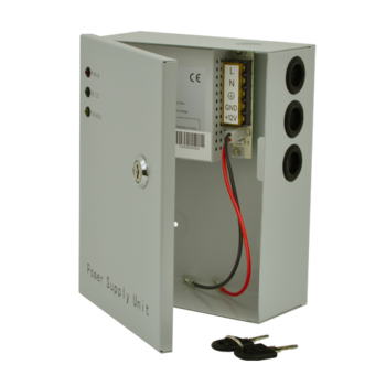 Sursa de alimentare 12V, 3A, back-up in cabinet metalic, SDC-12-3B Sursa de alimentare 12V, 3A, back-up in cabinet metalic, SDC-12-3B