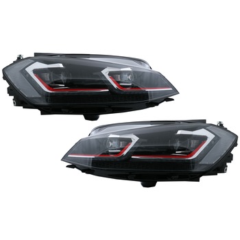 Faruri LED compatibil cu VW Golf 7.5 VII (2017+) GTI Look cu Semnal Dinamic Faruri LED compatibil cu VW Golf 7.5 VII (2017+) GTI Look cu Semnal Dinamic