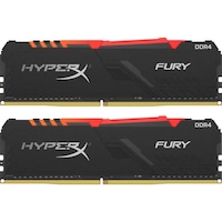 Memorie HyperX Fury RGB 16GB, DDR4, 3733MHz, CL19, Dual Channel Kit