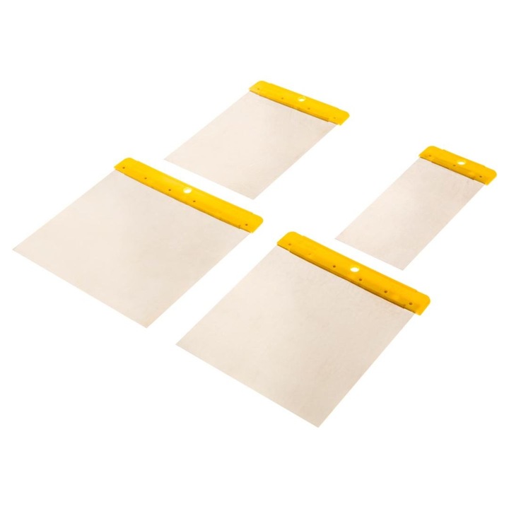 4 db spatula készlet, rozsdamentes acél, műanyag nyél, Topex 18B436