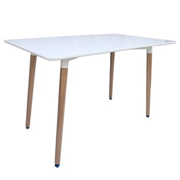 Masa star picioare lemn masiv 120×80 cm alb Masa star picioare lemn masiv 120×80 cm alb