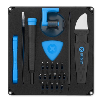 Kit instrumente service iFixit Essential Electronic Toolkit 2.1, 16 bits, EU145348-2 Kit instrumente service iFixit Essential Electronic Toolkit 2.1, 16 bits, EU145348-2
