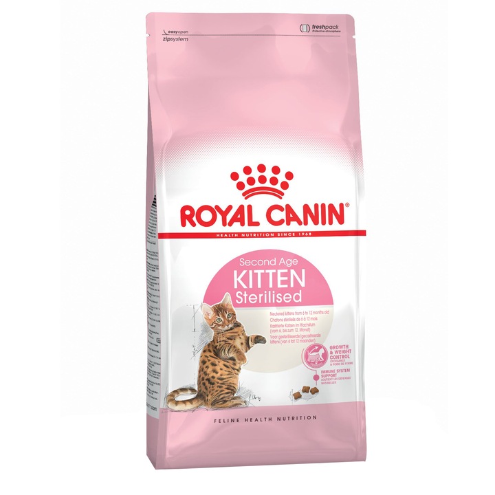 Hrana uscata pentru pisici Royal Canin, Kitten Sterilised, 400g