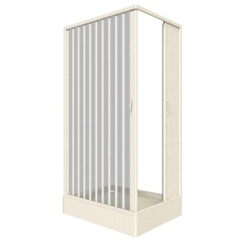 Cabina dus Luana 7090, usi armonice, fara cadita, material Pvc, 70x90cm Cabina dus Luana 7090, usi armonice, fara cadita, material Pvc, 70x90cm